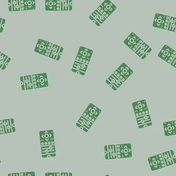 App controlled glyph vector seamless pattern Stock Illustration