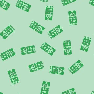 App controlled glyph vector seamless pattern イラスト素材