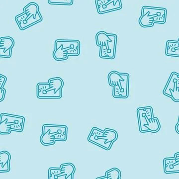 App controlled line seamless pattern Illustrazione stock