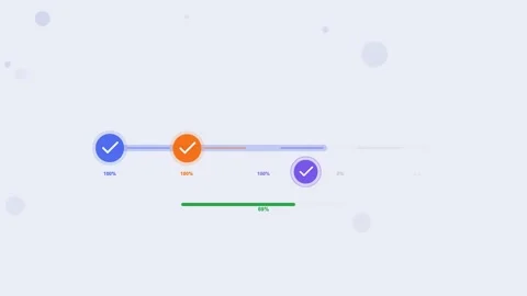 App deployment pipeline corporate tech scene. Flat design light mode Stock Footage 342621459