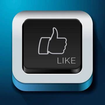 App design like icon - thumbs up button App design like icon, vector Eps10... Foto stock