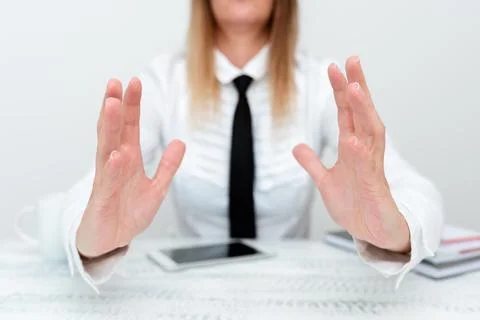 App Developer Presenting New Program, Displaying Upgraded Device, Entrepreneur Stock Photos