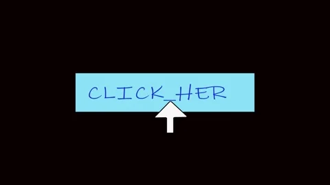 App development animated click here button cursor hand pointer blue light m.. Stock Footage 321443093