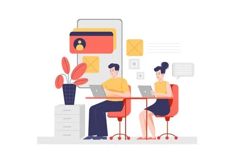 App Development Illustrazione stock