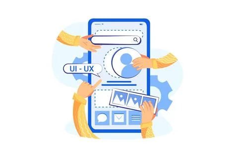 App Development Stock Illustration