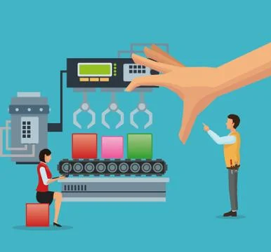 App development technology design Stock Illustration