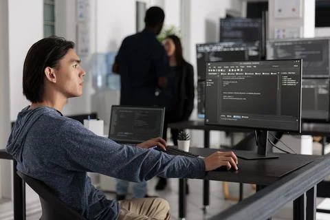App engineer programming html server code algorithm 库存照片