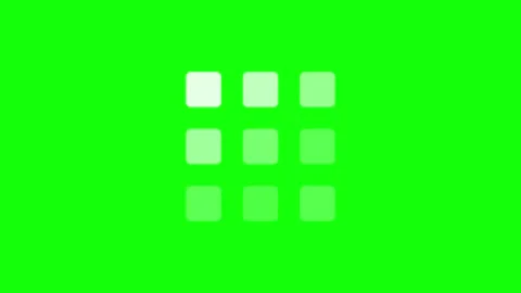 App Grid Refresh Loading Animation on Green Screen for User Interface and T.. 動画素材 335645513