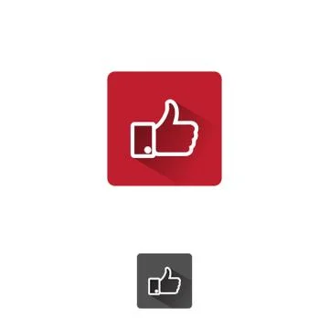 Like APP icon vector Stock Illustration