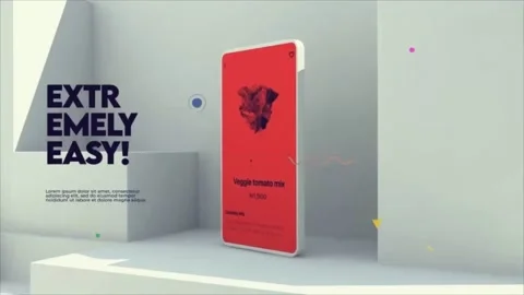 App Mock-Up After Effects stock
