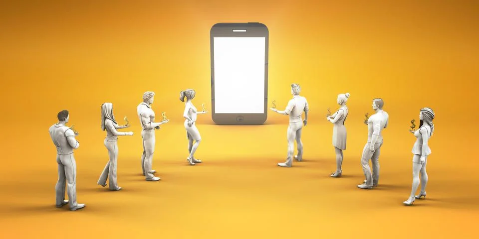 App Monetization Illustrazione stock