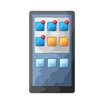 App notification illustration Stock Illustration