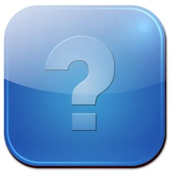 App question mark sign Stock Illustration