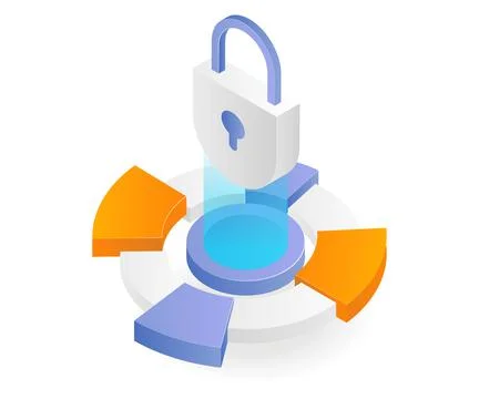 App security lock Stock Illustration