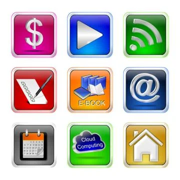 App set Stock Illustration