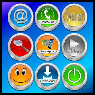 App set Stock Illustration