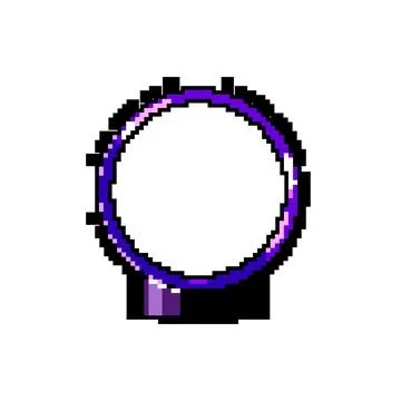App smart lamp game pixel art vector illustration Stock Illustration