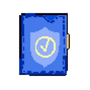 App smart wallet pixel art vector illustration Illustrazione stock