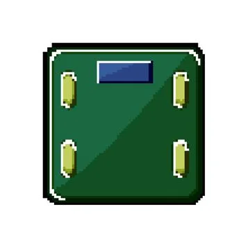 App smart weights pixel art vector illustration Stock Illustration