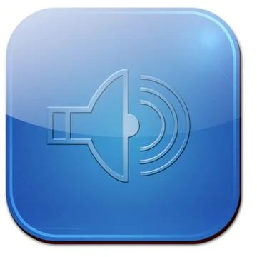 App speakers sign Stock Illustration