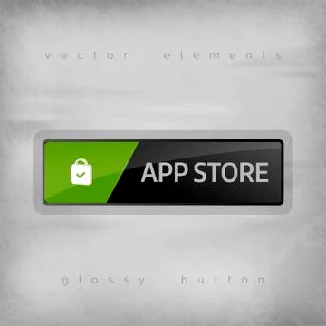 App Store Buttons Stock Illustration