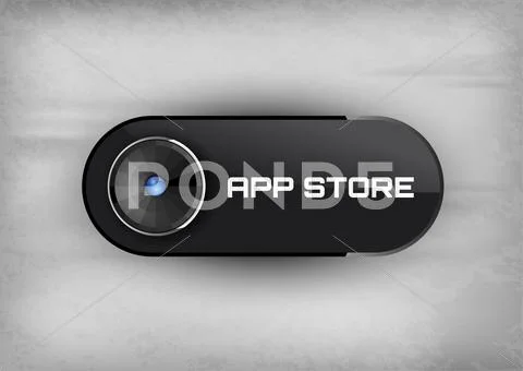 App Store Buttons Illustrazione stock
