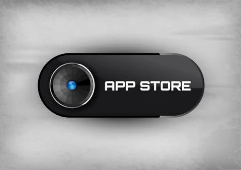 App Store Buttons Illustrazione stock