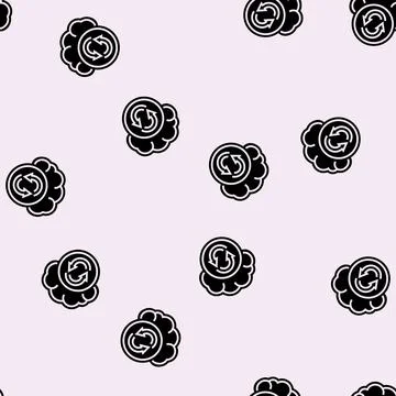 App sync glyph seamless pattern 스톡 일러스트