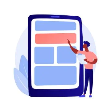 App testing and optimization vector concept metaphor Stockillustratie