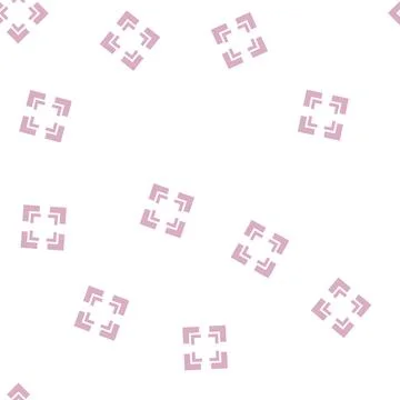 App ui arrow glyph seamless pattern Stock Illustration