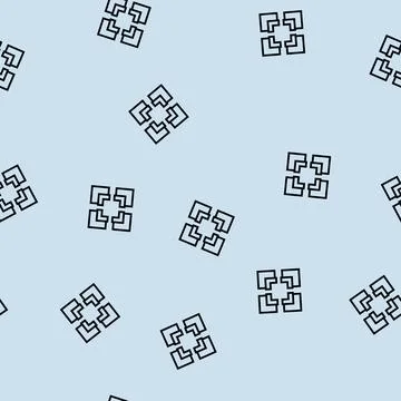 App ui arrow line seamless pattern Stock Illustration