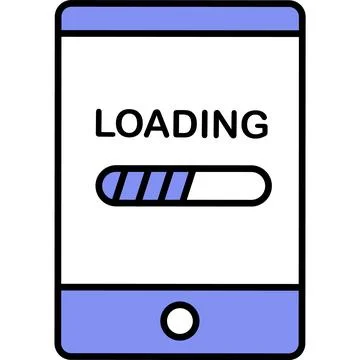App update icon upgrade vector loading process Stock Illustration