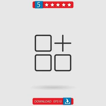 App vector icon Stock Illustration