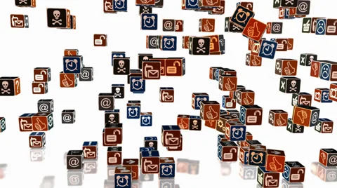 App wall Stock Footage 34456918