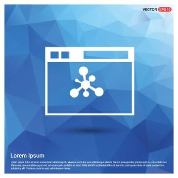 App window interface icon Stock Illustration