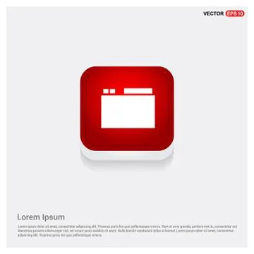 App window interface icon Stock Illustration