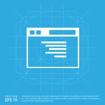 App window interface icon Stock Illustration