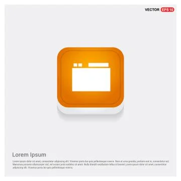 App window interface icon Illustrazione stock