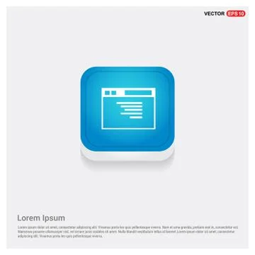 App window interface icon Stock Illustration