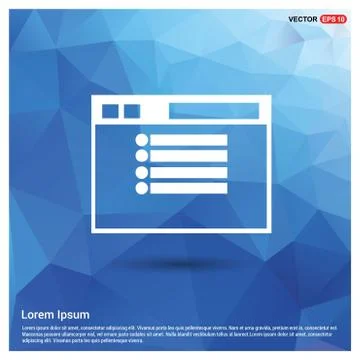 App window interface icon Stockillustratie