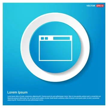 App window interface icon Stock Illustration