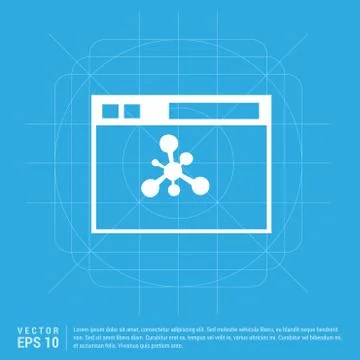 App window interface icon Stock Illustration