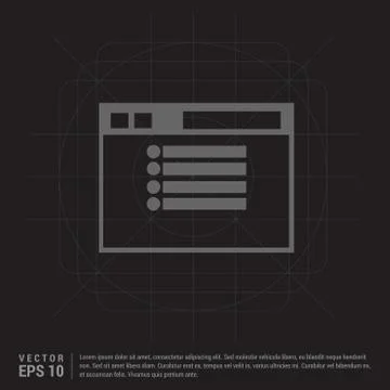 App window interface icon イラスト素材