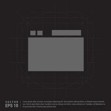 App window interface icon Stock Illustration