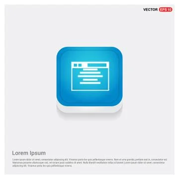 App window interface icon Stock Illustration