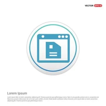 App window interface icon Stock Illustration