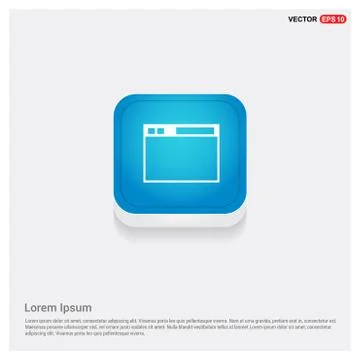 App window interface icon Illustrazione stock