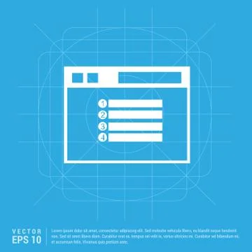 App window interface icon Stock Illustration