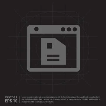 App window interface icon イラスト素材