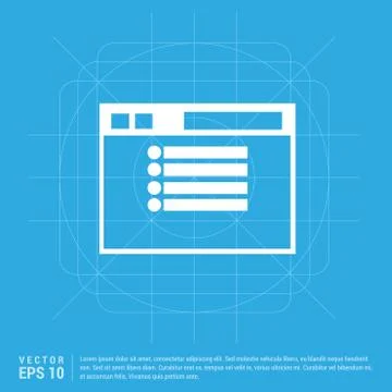 App window interface icon 스톡 일러스트